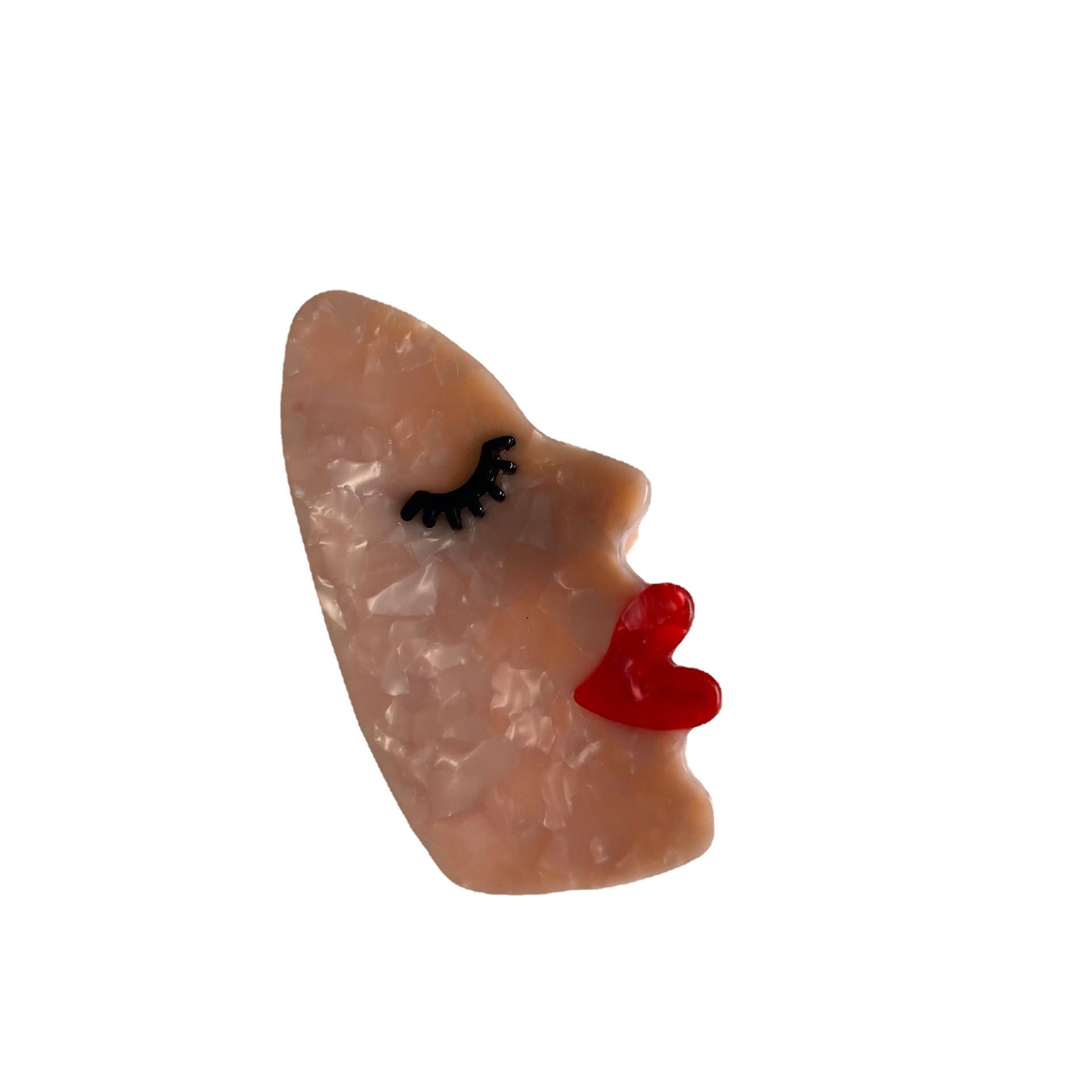 Wholesale Palm Smiley Bouquet Acetate Hairpin